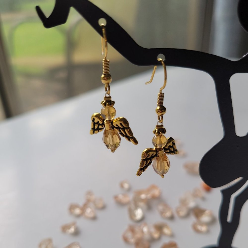 COPY - angel earrings jewelry custom